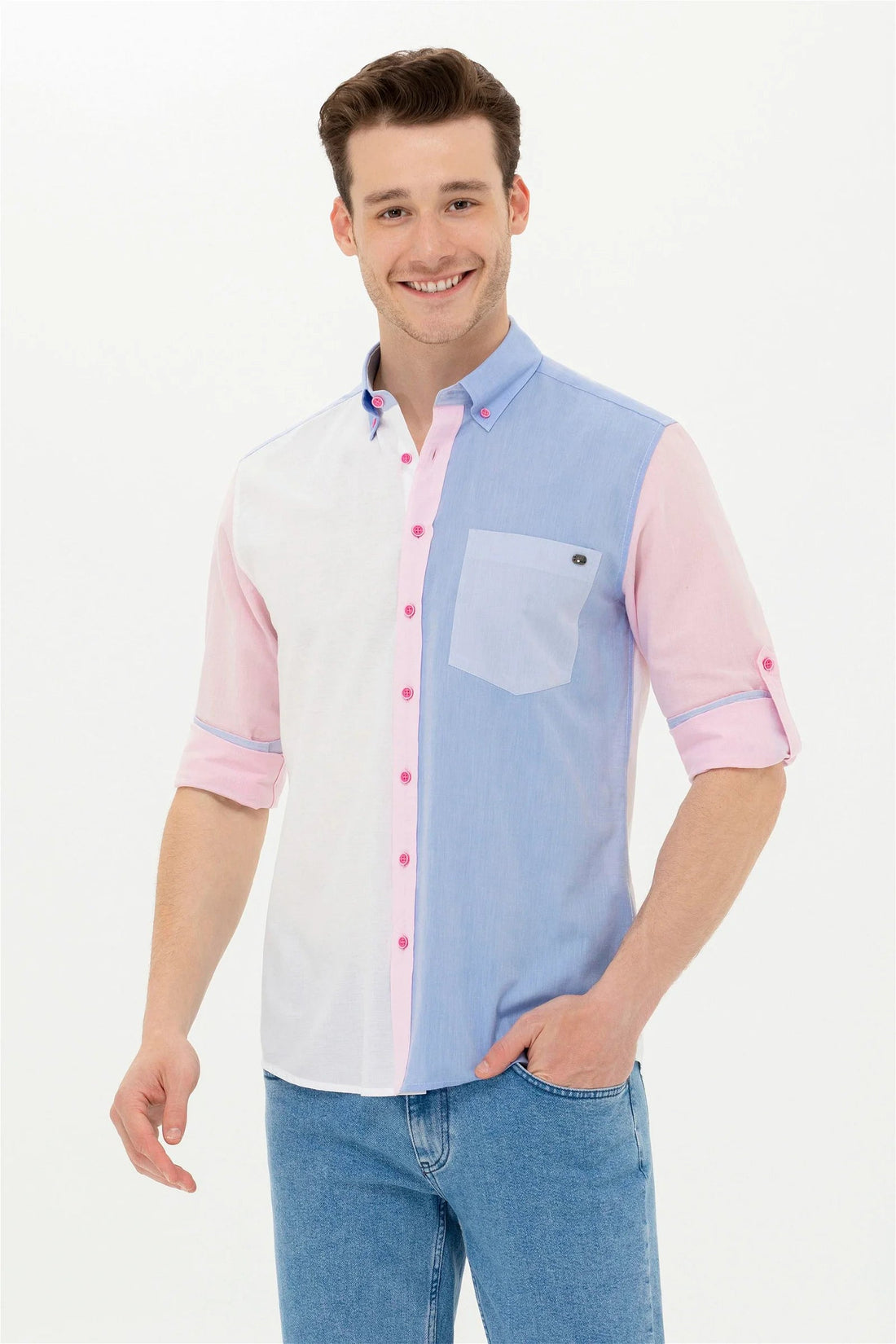 Multi-Color Long Sleeve Shirt - BEVAVA