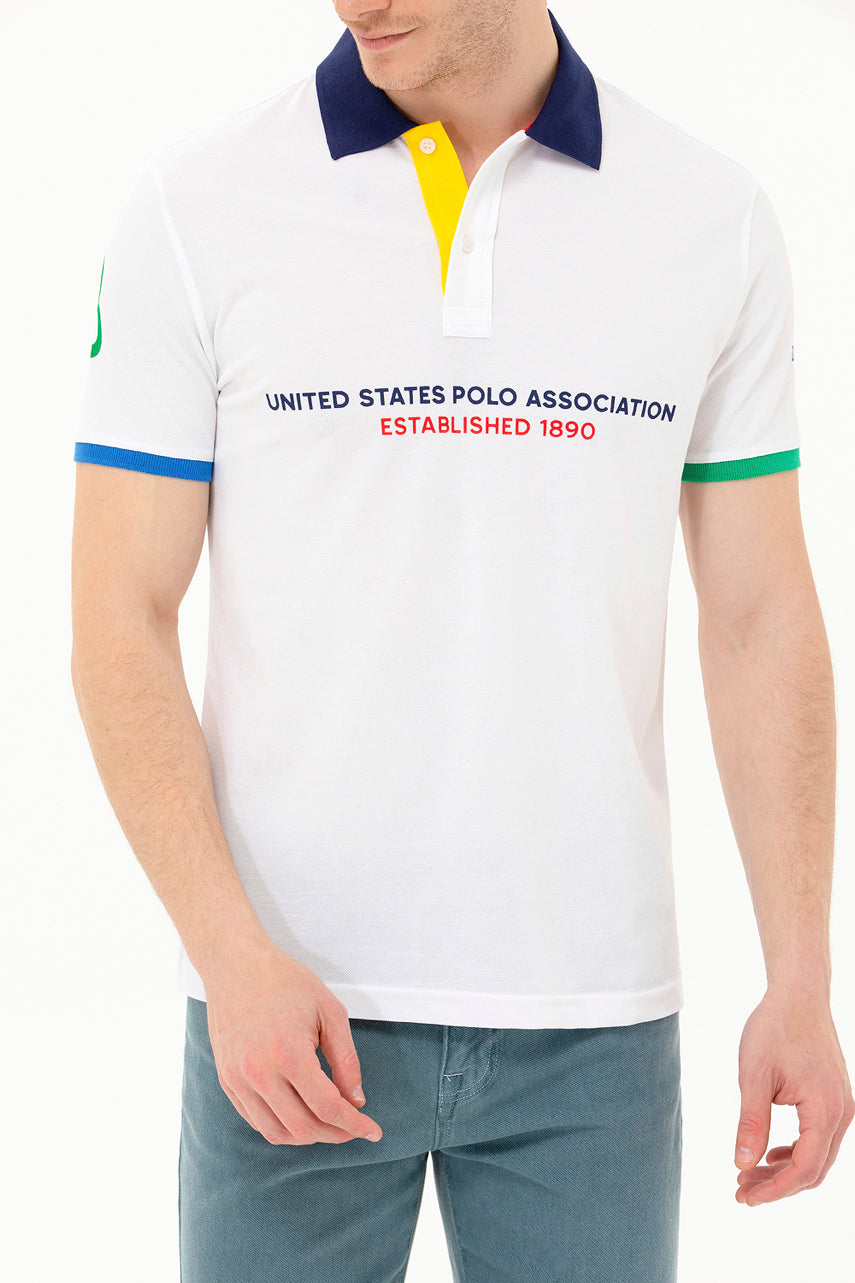 Multi-Color Short Sleeve Polo Shirt - BEVAVA