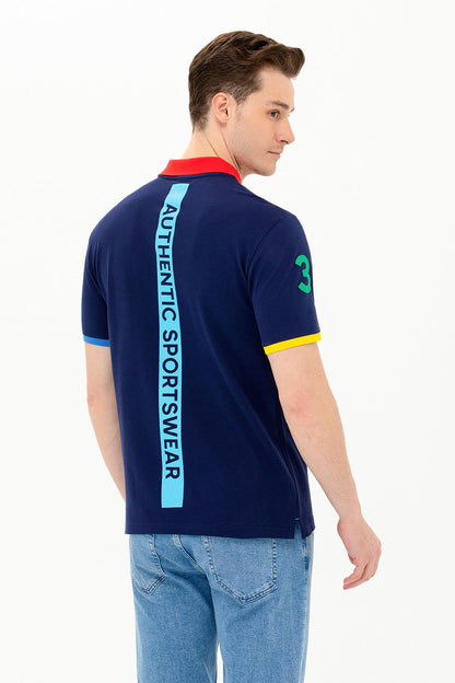 Multi-Color Short Sleeve Polo Shirt
