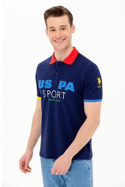 Multi-Color Short Sleeve Polo Shirt