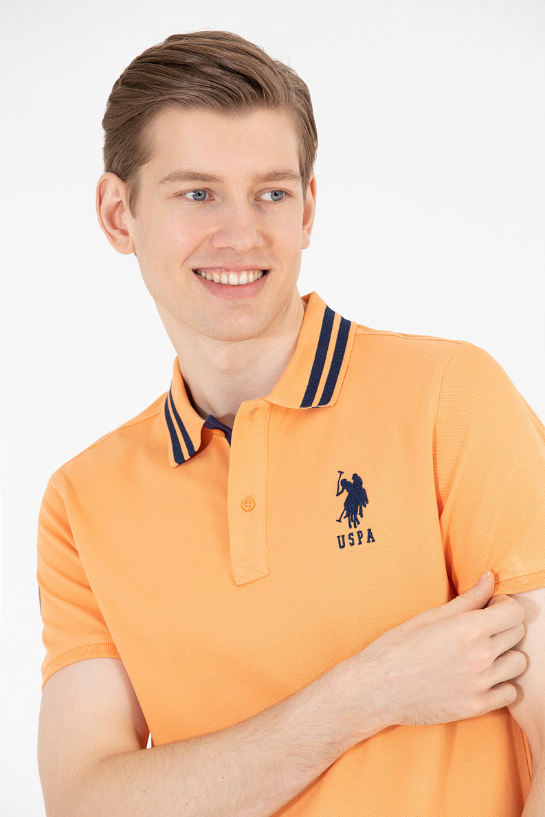 Orange Short Sleeve Polo Shirt