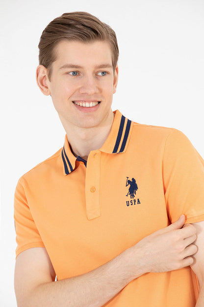 Orange Short Sleeve Polo Shirt