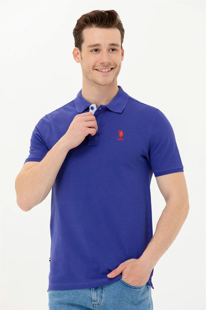 Royal Blue Short Sleeve Polo Shirt