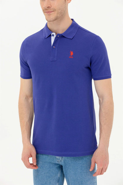 Royal Blue Short Sleeve Polo Shirt