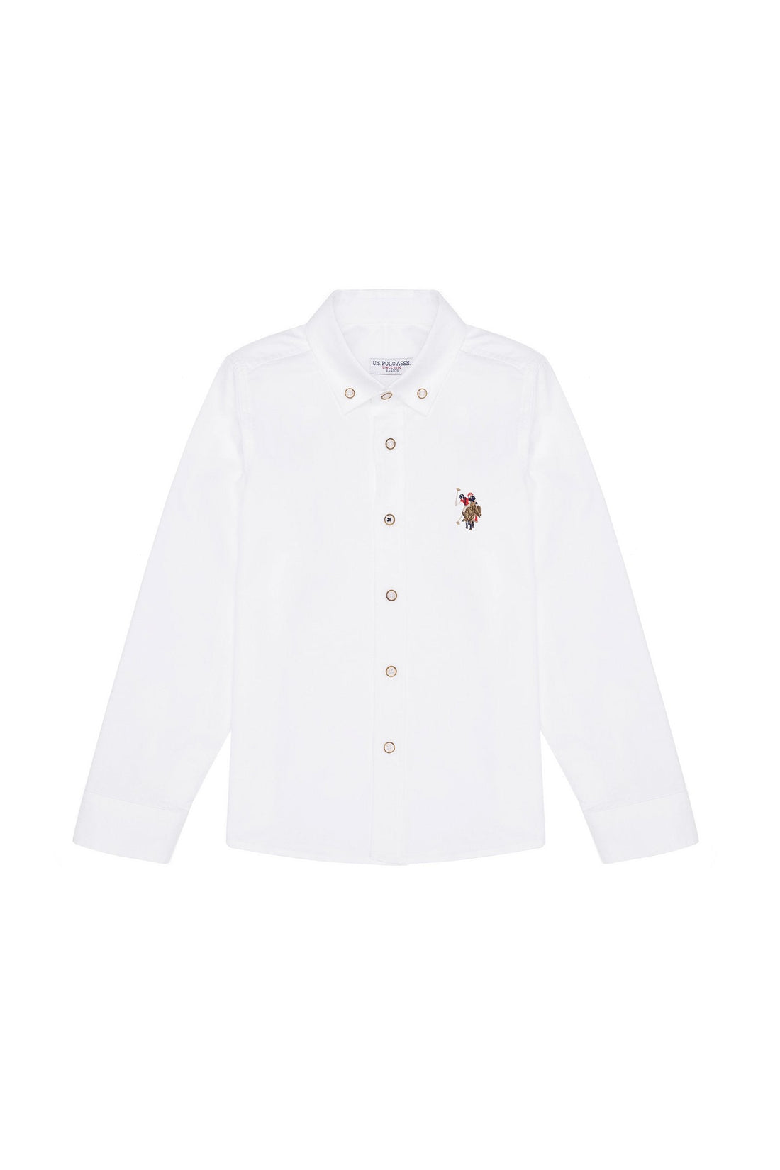 White Long Sleeve Shirt - BEVAVA