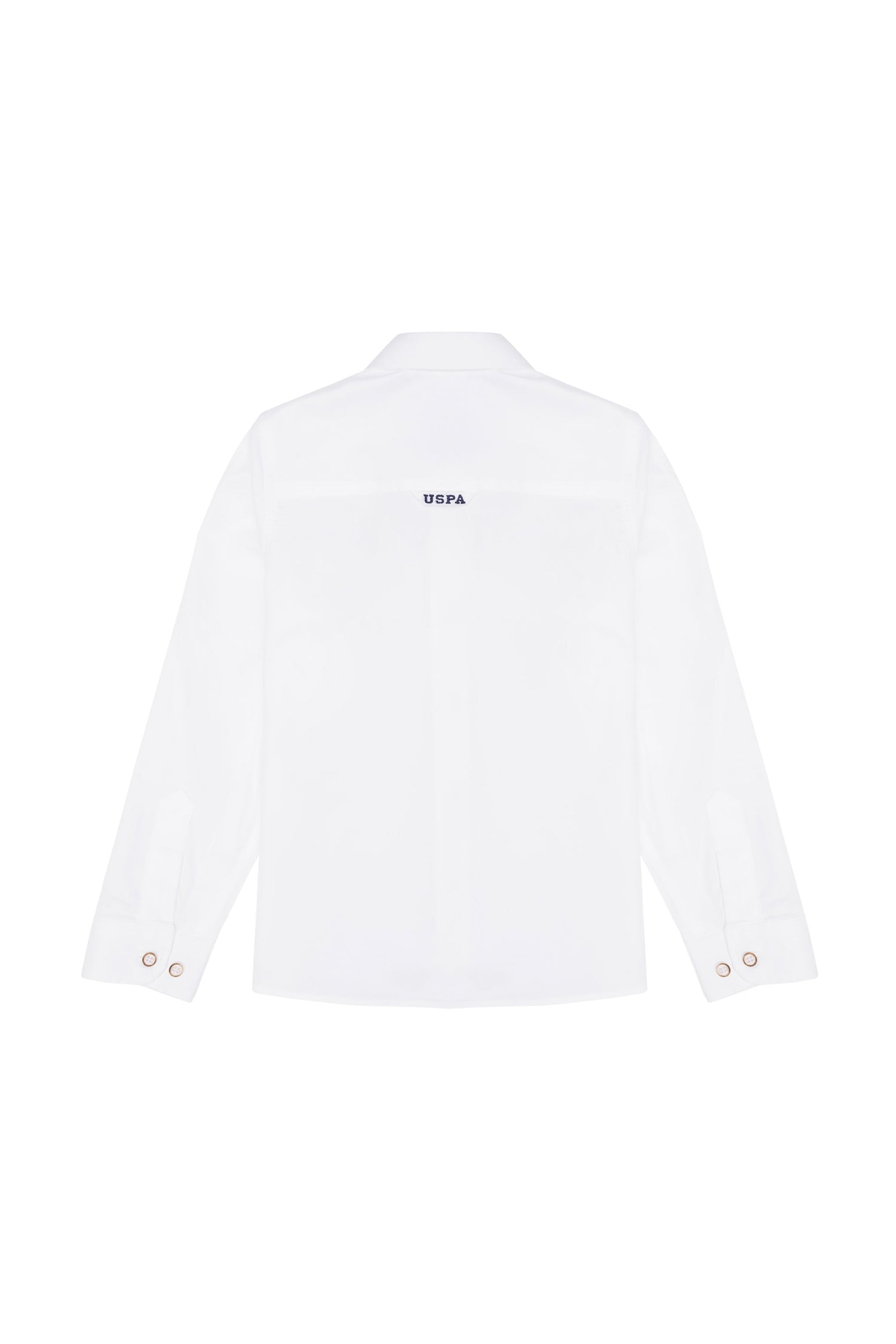 White Long Sleeve Shirt - BEVAVA