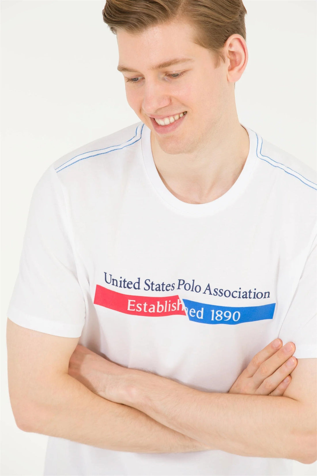 White Short Sleeve Graphic T-Shirt - BEVAVA