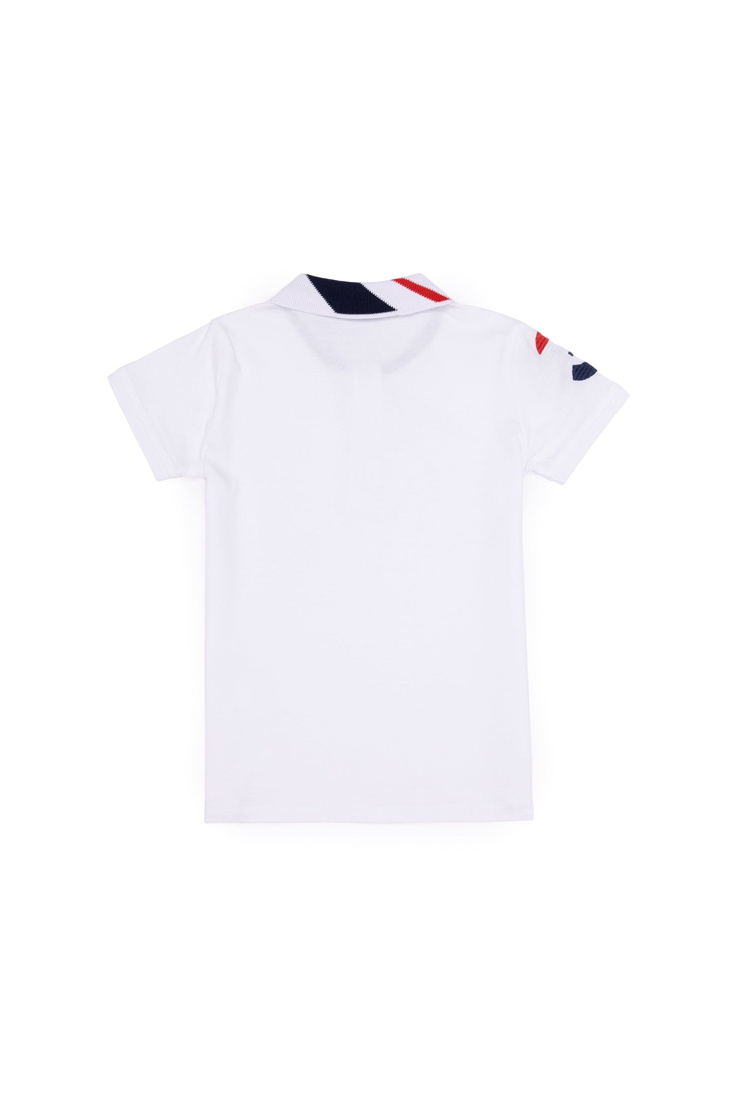 White Short Sleeve Polo Shirt