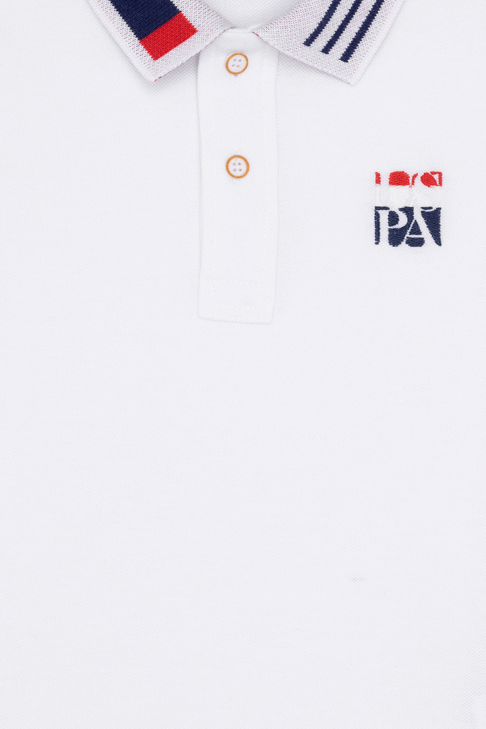 White Short Sleeve Polo Shirt