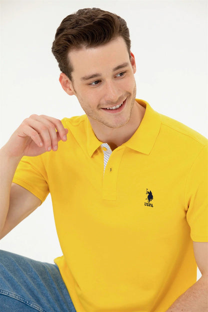 Yellow Short Sleeve Polo Shirt