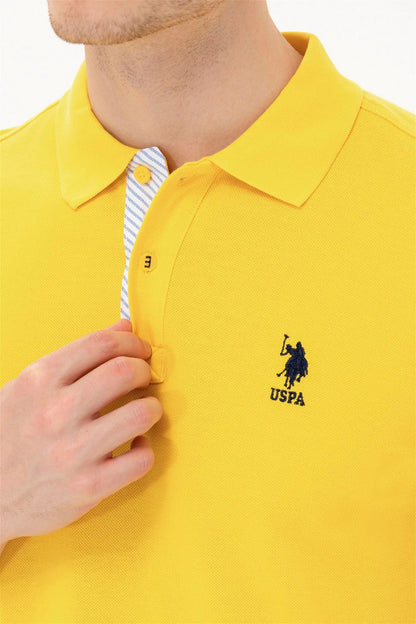 Yellow Short Sleeve Polo Shirt