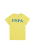 Yellow Short Sleeve T-Shirt With Graphics - BEVAVA